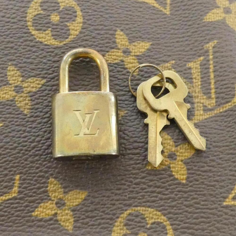 LOUIS VUITTON Authentic Brown Monogram Keepall 60 Boston Bag - Picture 4 of 8